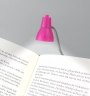 Könyvre csíptethető lámpa Bookchair Little Lamp Rózsaszín